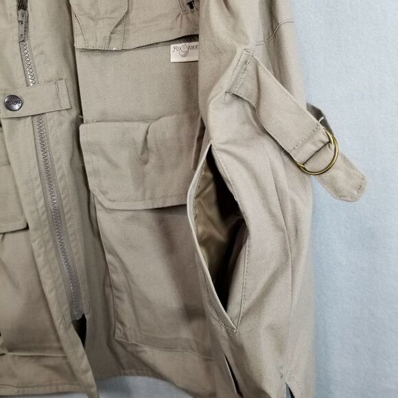 Foxfire Thunder 2XB Big Vest River Gear Ultimate‎ Safari Hunting Photography Tan - Picture 12 of 16